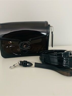 Coach black jelly Tabby bag